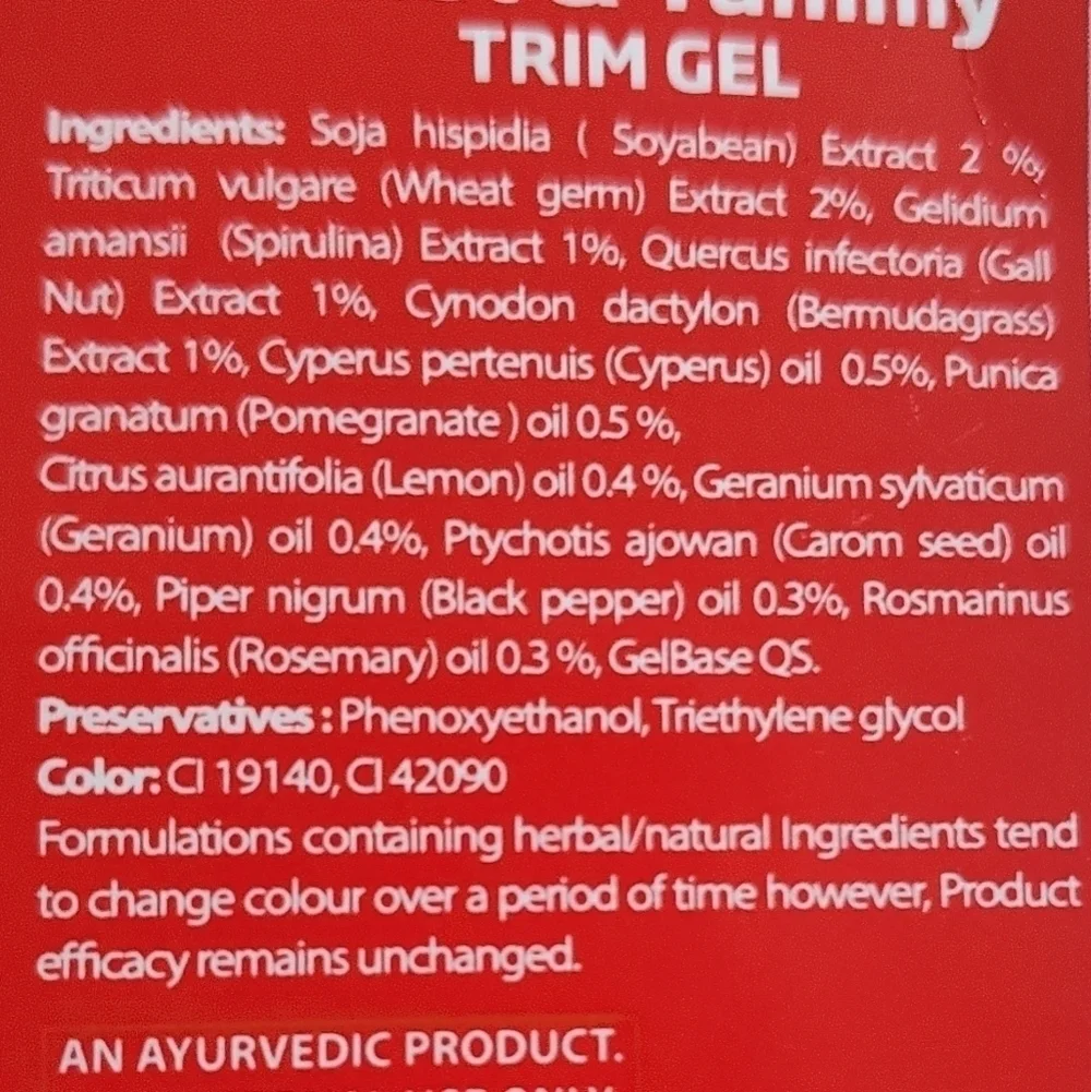 VLCC Shape Up Waist Tummy Trim Gel